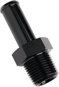 3/8 NPT Male to 1/2" Hose Barb Fitting Adapter Nipple Straight Aluminum Black by Podavelle
