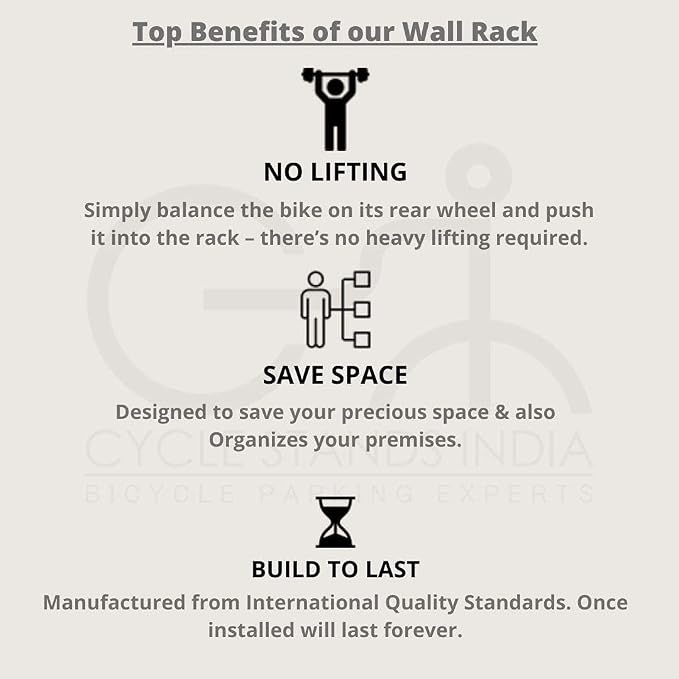 Bike Wall Mount Vertical Hanger - Image 9
