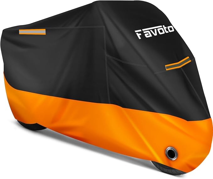 Favoto Motorcycle Cover Waterproof Outdoor by Favoto