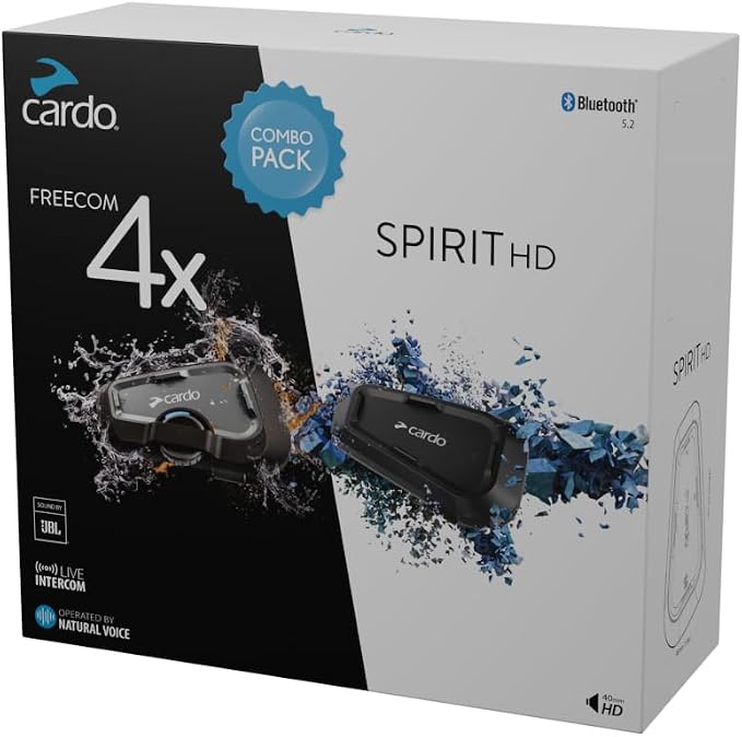 Cardo FREECOM 4X & SPIRIT HD BUNDLE by CardoSystems