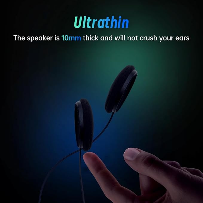 Motorcycle Helmet Bluetooth Headset, Outdoor Wireless Bluetooth 5.3 Headphone - Image 4