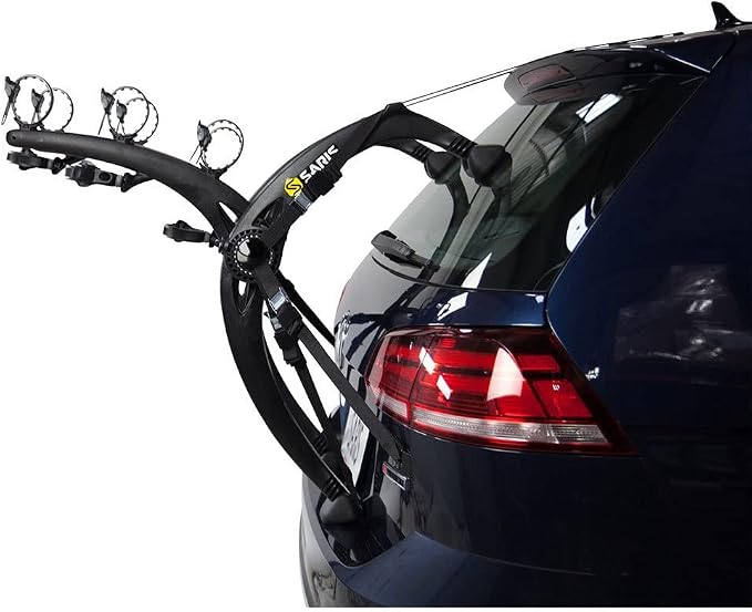 Saris Bones EX 3-Bike Trunk Rack Bicycle Carrier, Anti-Sway Straps, Fits Most - Image 3
