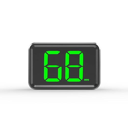 GPS Digital Speed Meter with MPH, Car Head Up Display by Liiiyuan