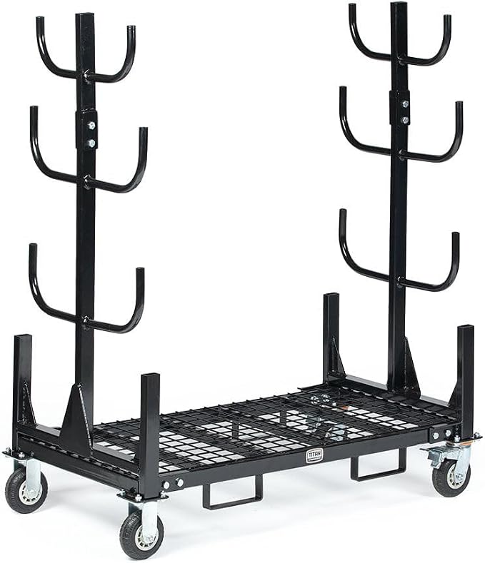 Titan Attachments Mobile Conduit Lumber and Pipe Rack by TitanAttachments
