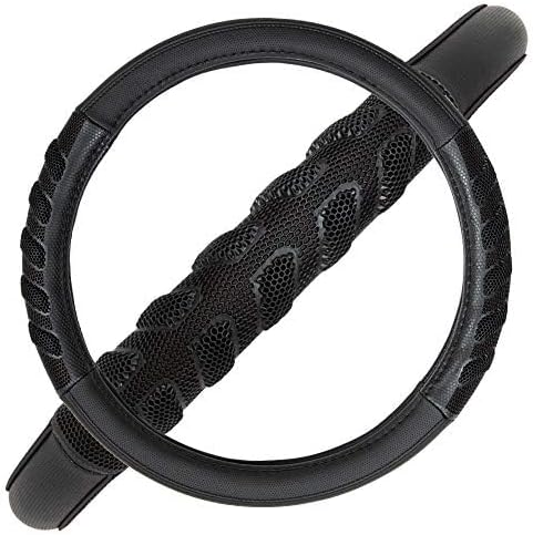 Flying Banner car Steering Wheel Cover Faux Leather Massage Universal fit 3D - Image 4