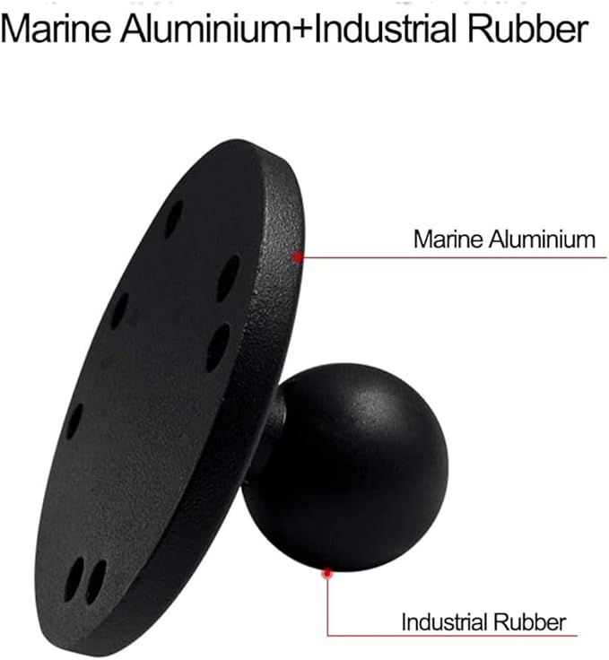 Strg Phone Mount with Drill-Down Round Base with Medium B Size 1" Ball Double - Image 5