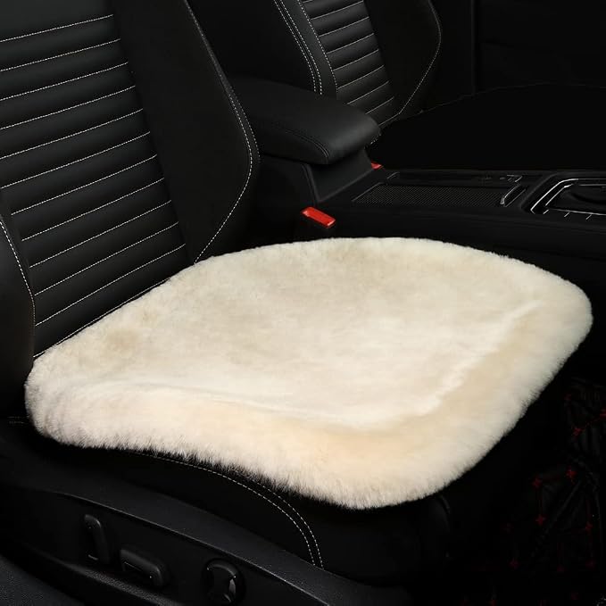 LLB Genuine Sheepskin Car Seat Cushion Seat Covers by LLB