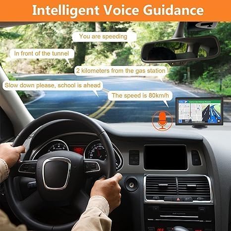 GPS Navigator for Car, Latest 2025 Map 9 inch Touch Screen Car GPS 256-16GB - Image 5