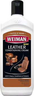 Weiman 3 in 1 Deep Leather Cleaner & Conditioner Cream by Weiman