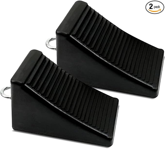 ROBLOCK Heavy-Duty Rubber Wheel Chocks by ROBLOCK