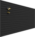 Slatwall Panel Garage Wall Organizer: Heavy Duty Wall Mounted PVC Wall Rack by DLDIRECT