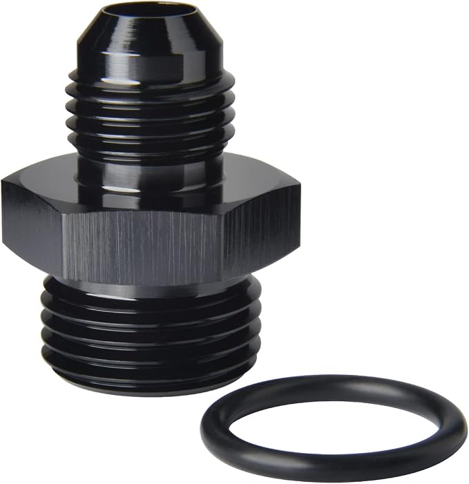 6AN Male Flare to 8AN ORB O-ring Boss Fuel Pump Rail Adapter Fitting Aluminum by Podavelle