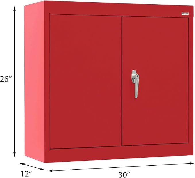 Sandusky Lee WA11301226-01 Wall-Mount Metal Storage Cabinet - Image 2