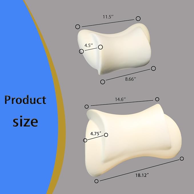 Lumbar Support Pillow for Car, Car Neck Pillow Kit for Car - Image 3