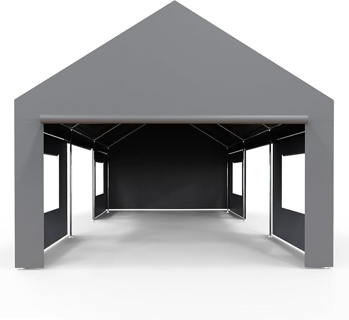 Heavy Duty Carport 13x20 FT Oversized Portable Garage by Acekool