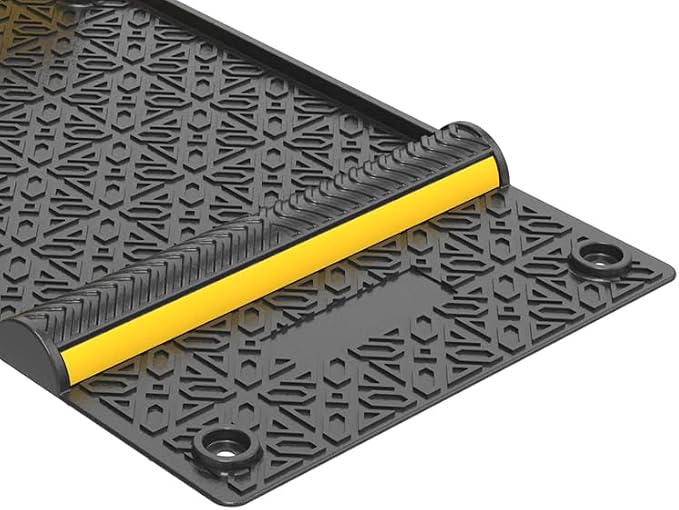 4 Pack Parking Mats for Garage Floors, 21.6" X11.4" Durable Rubber Car Parking - Image 7