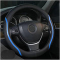 Steering Wheel Cover Blue, Carbon Fiber Car Steering Wheel Covers by Muamos
