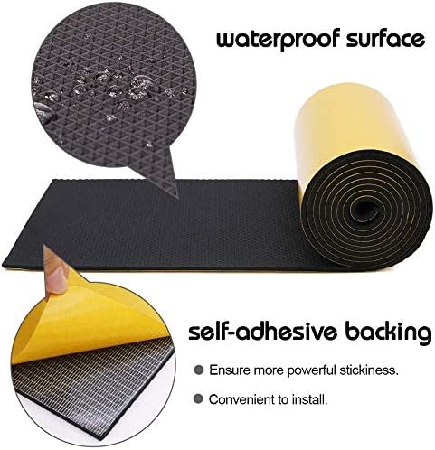 Car Door Protector Bump Body Guard, 1/4" Sectional Foam Sticking Garage Wall - Image 6