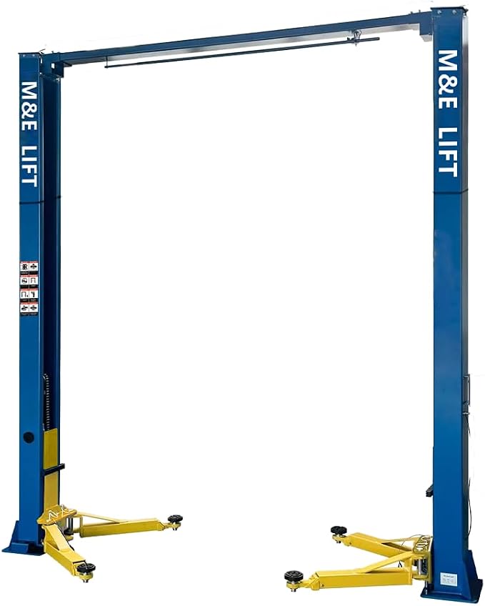 ME 9000lbs 2 Post Lift Clearfloor Lifts Max. Lifting Height 74.8" 2 Post Car - Image 2