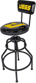 JEGS Hydraulic Shop Stool with Backrest by Jegs+High+Performance