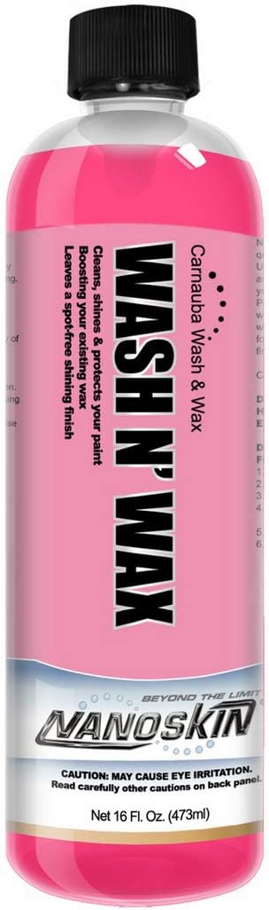 Nanoskin WASH N' WAX with Carnauba 16 Oz. by Nanoskin