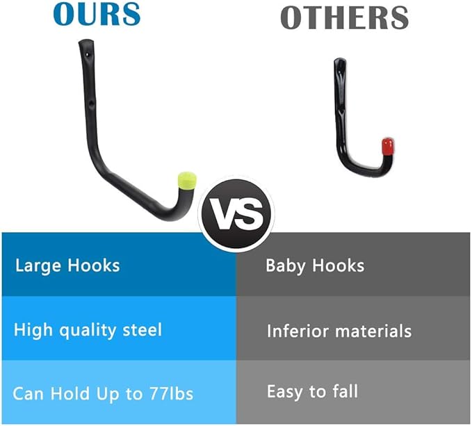 Intpro Garage Organization Hooks Heavy Duty Garage Storage Utility Wall Hooks - Image 2
