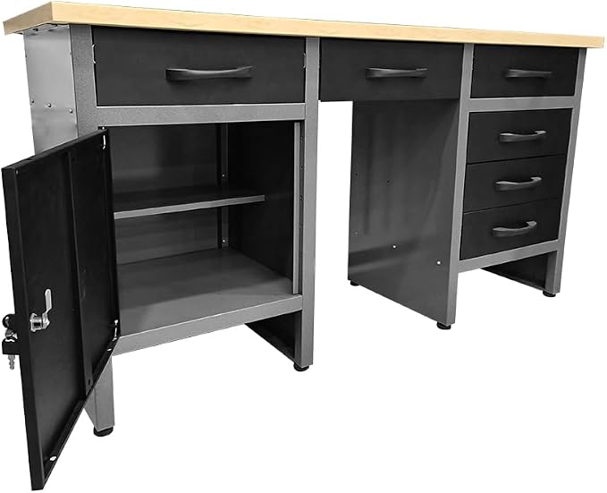 Steel Garage Workbench Organizer Set System - Image 3