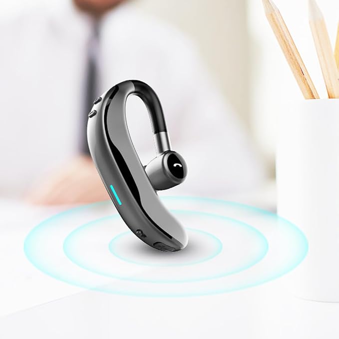IHAO Bluetooth Earpiece Headphone Dual Noise Cancelling Mic Painless Open-Ear - Image 7