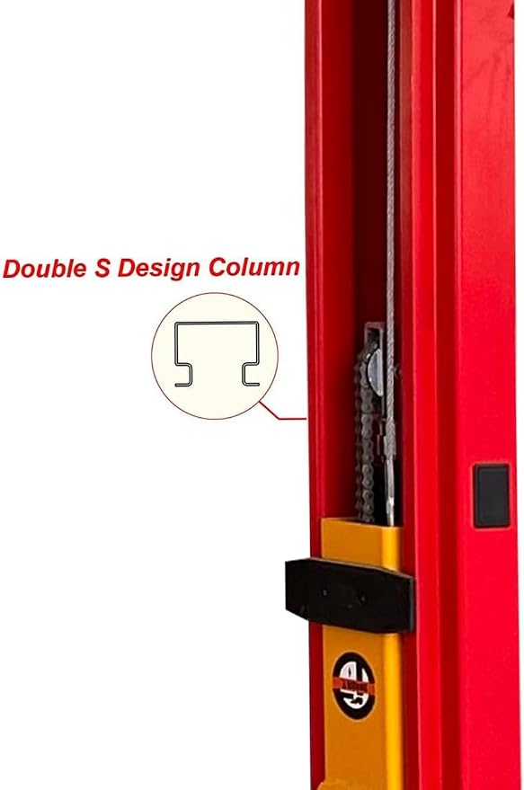 10000lbs 2 Post Lift Car Lift Auto Vehicle Car Lift Truck Hoist Floor Plate 220V - Image 5