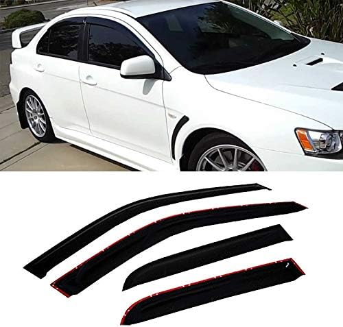 94039 Side Window Wind Vent Deflector, Window Visor fit by Puermto