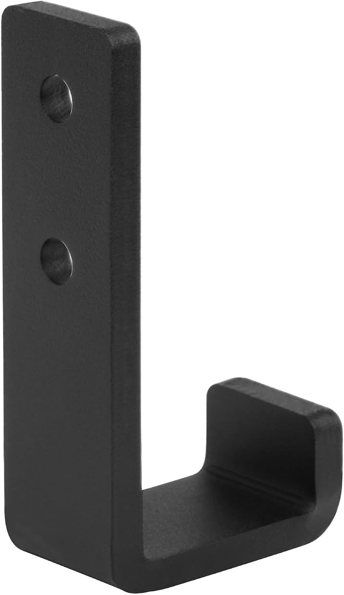 4 Pack 5-1/2" Heavy Duty Black Steel J Hook, Wall Mount Utility Hook, Load 260 - Image 3