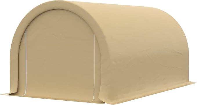 Outsunny 10' x 16' Carport, Heavy Duty Portable Garage Storage Tent - Image 8