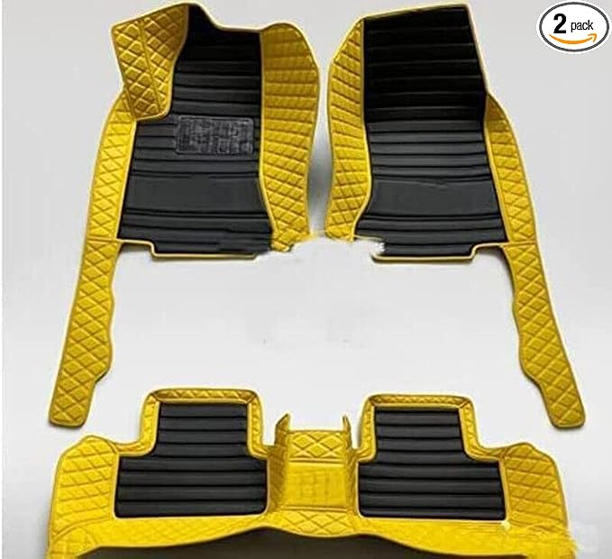 Custom All-Weather Protection Luxury Leather Floor Mats by JTXWANG
