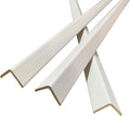 Wall Corner Protector 3PCS 45" Corner Molding Trim White Wood Grain Corner Trim by Yutianli
