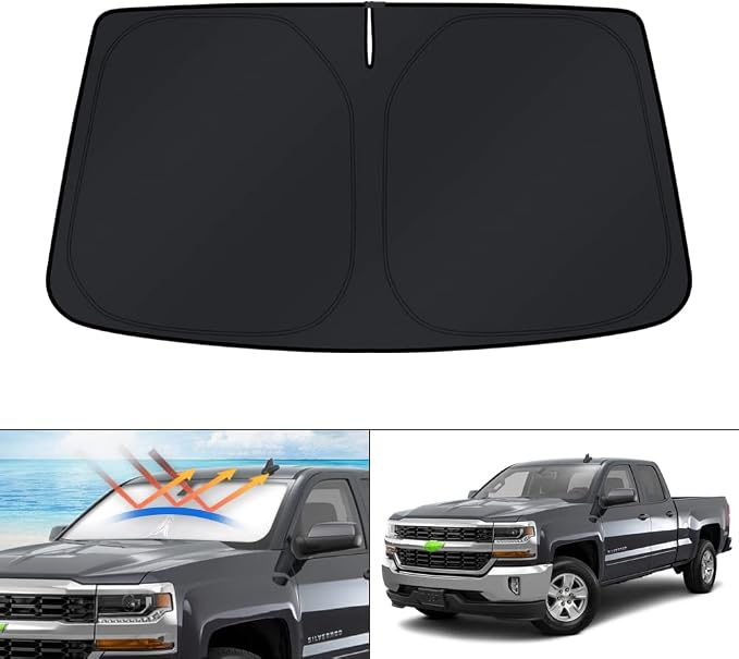 KUST Windshield Sun Shade for 1999-2006 Chevrolet/Chevy Silverado 1500 by KUST
