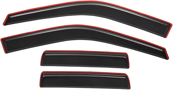 Lightronic Extra Durable Clip-on in-Channel Auto Vent Window Visor, Fits by Lightronic