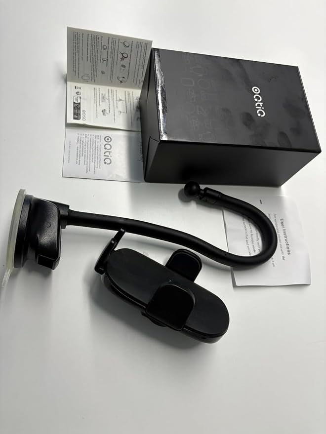 OQTIQ 13" Gooseneck Car Phone Mount – Windshield & Dashboard Holder - Image 11