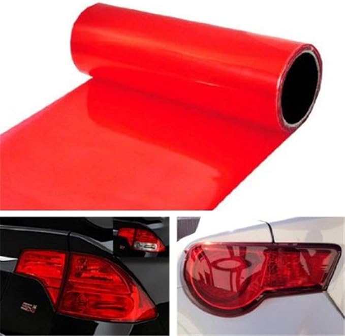 12 by 48 Inches Self Adhesive Headlight, Tail Lights, Fog Lights Tint Vinyl Film - Image 3