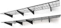 CAPHAUS Garage Wall Shelving, 96 in. W x 18 in. D Wall Mounted Garage Shelves by CAPHAUS
