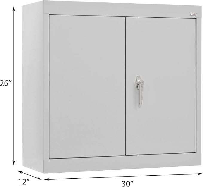 Sandusky Lee WA11301226-05 Wall-Mount Metal Storage Cabinet - Image 2