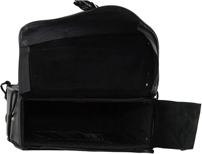 GARGOYLE BELLS Motorcycle Saddle Bags Genuine Leather Motorcycle Luggage Bag - Image 8