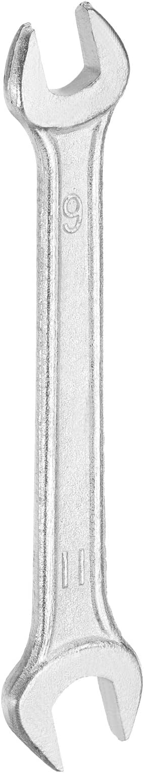 HARFINGTON Double Open End Wrench 9mm x 11mm Metric 15 Degree Offset Angle by HARFINGTON