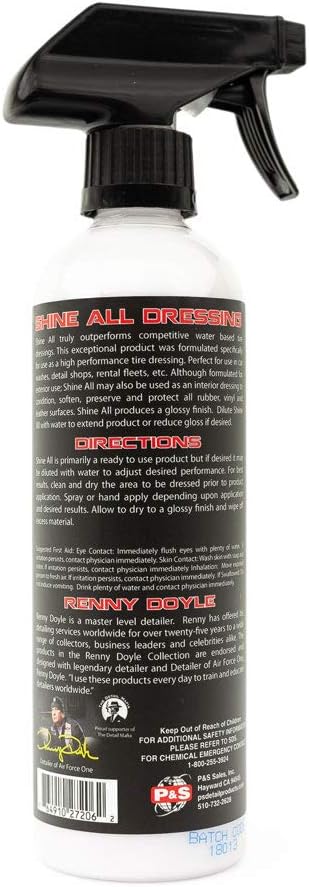 P&S Professional Detail Products Shine All Performance Dressing – High Gloss - Image 2