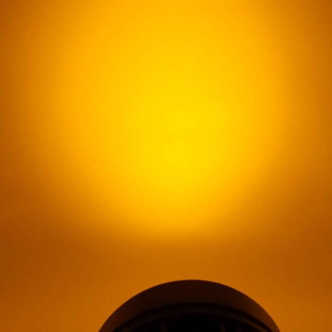 27W Spot Amber Yellow Round Work LED Light Fog Offroad Off Road Lights Driving - Image 7