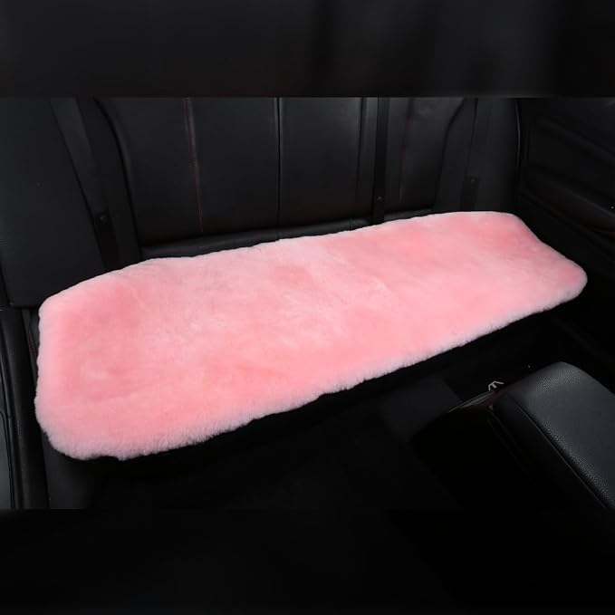Fluffy Genuine Australia Sheepskin Car Seat Cover - Image 2
