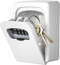 Key Lock Box Wall Mounted, Fayleeko 4 Digit Combination Lockbox by Fayleeko
