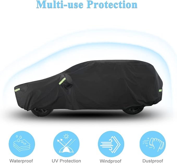 SUV Car Cover for Toyota RAV4, Custom Fit Waterproof All Weather Full Exterior - Image 2