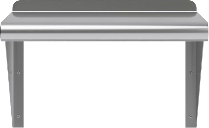 AmGood 12" X 16" Stainless Steel Wall Shelf | Metal Shelving | Garage, Utility - Image 4