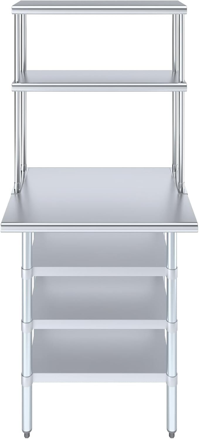 Amgood 24" x 30" Stainless Steel Work Table - Image 2