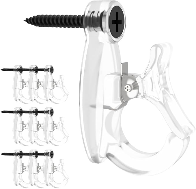 Light Hanger Hooks, Screw-in Hooks by Gezidea